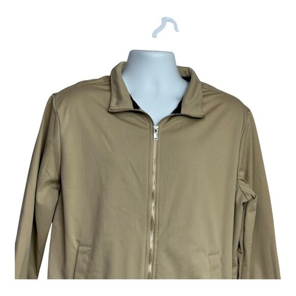 Zara man lightweight bomber jacket size large khaki - Picture 3 of 8
